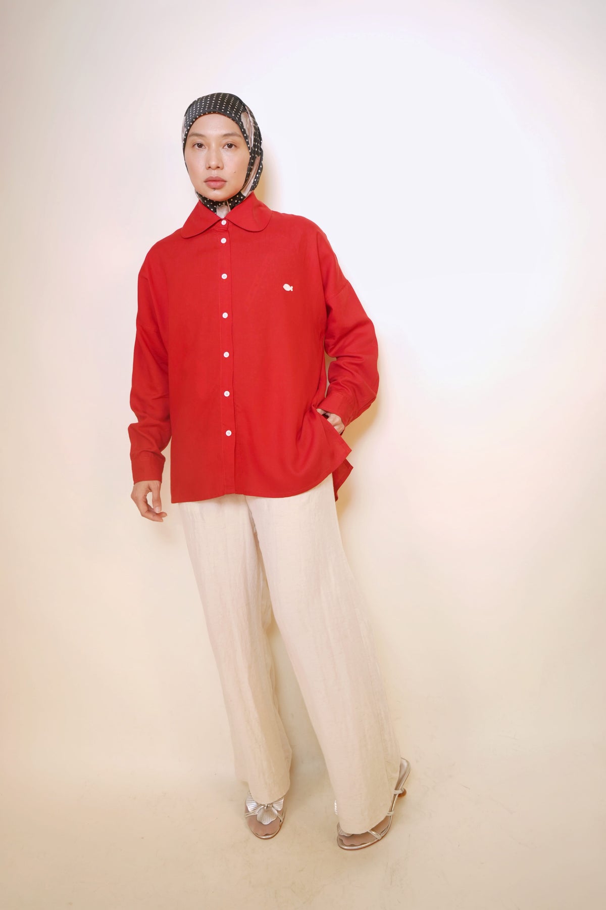 Airy Pants in Ecru