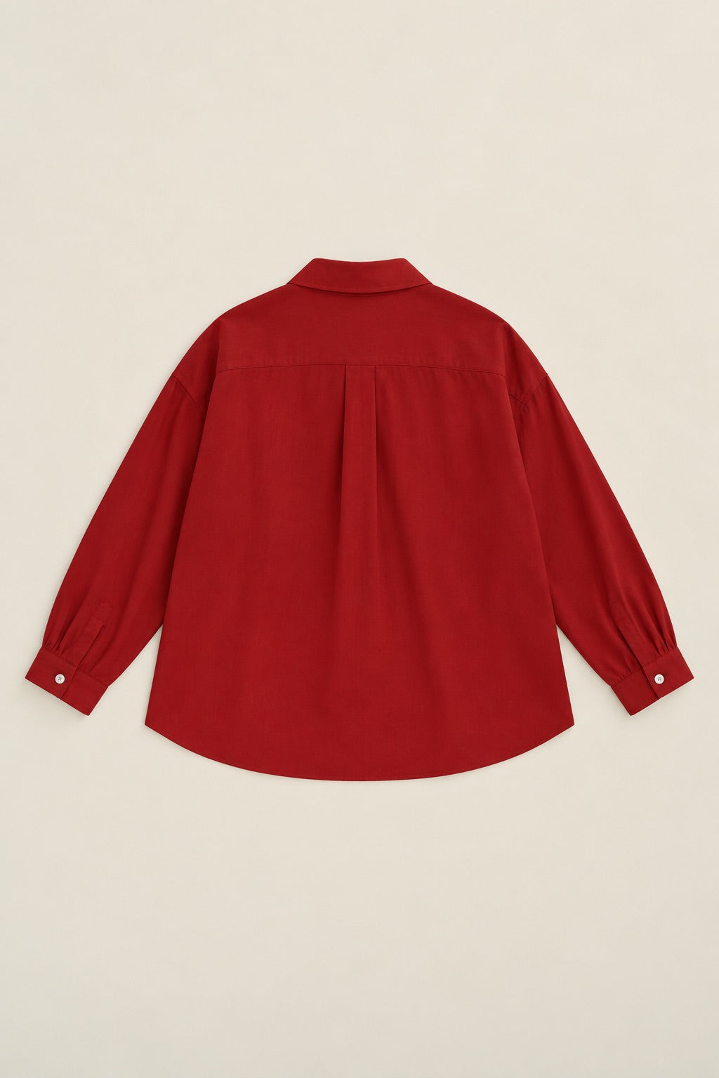 Maruno Oversized Shirt in Apple Red