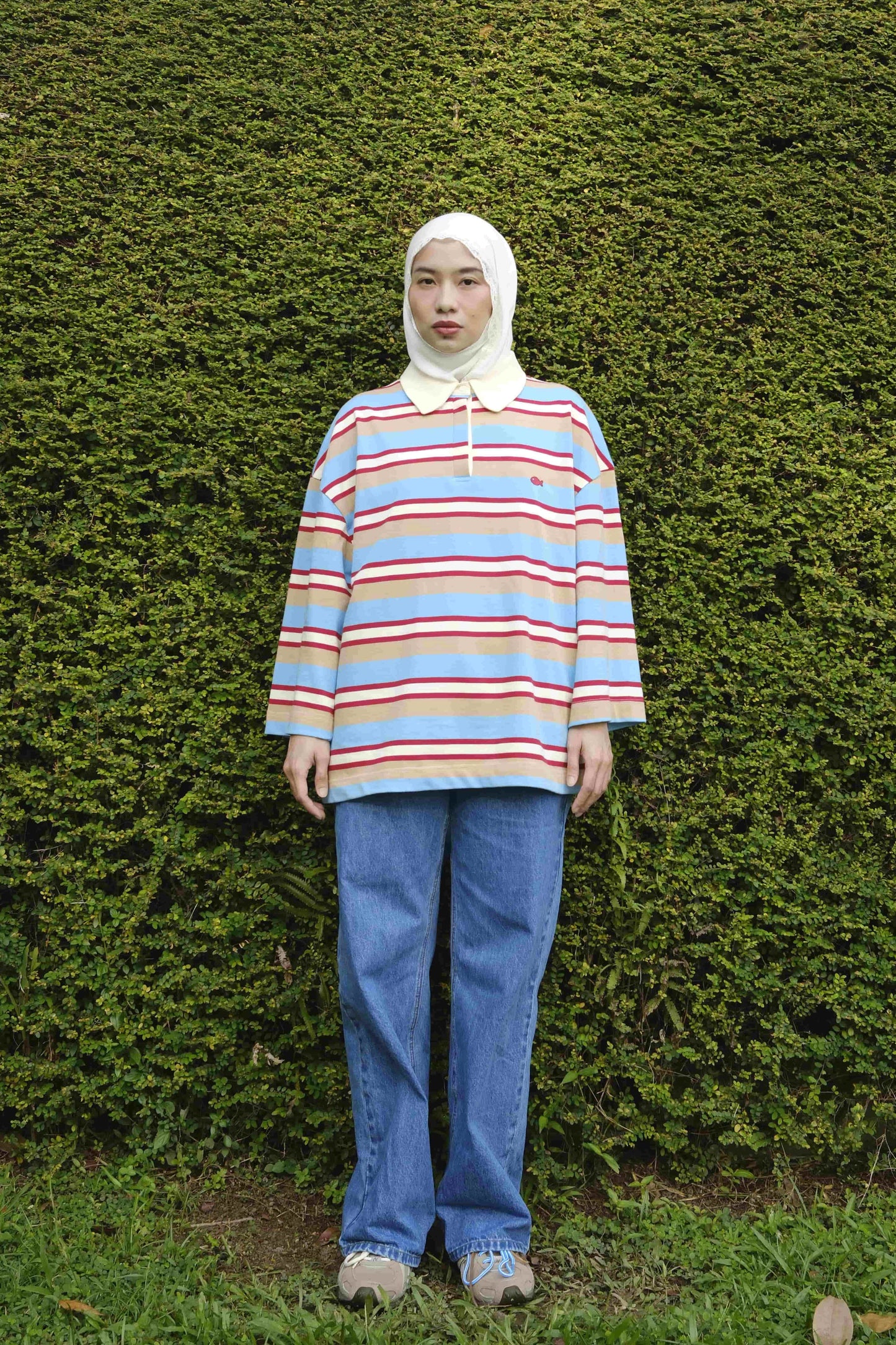 Rugby Oversized T-Shirt in Universal