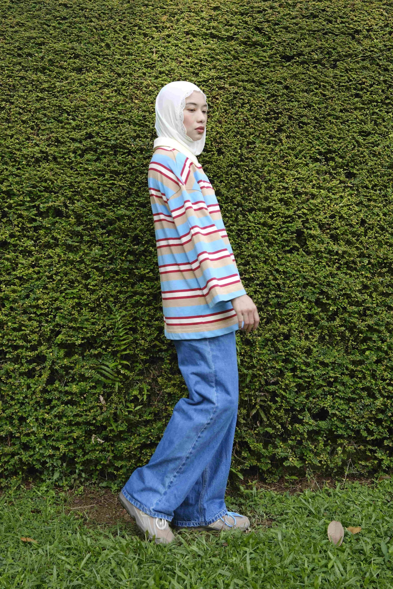 Rugby Oversized T-Shirt in Universal