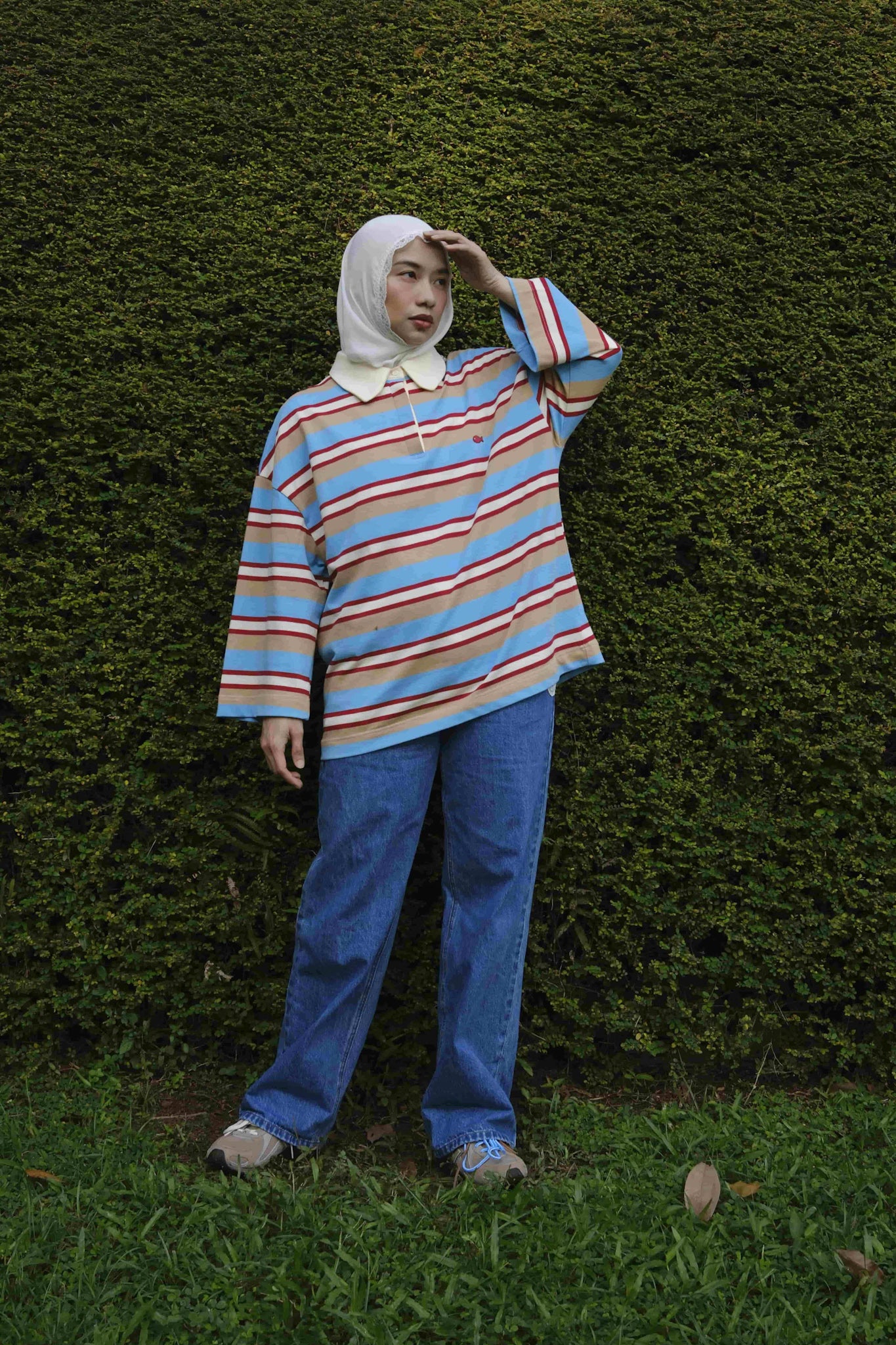 Rugby Oversized T-Shirt in Universal