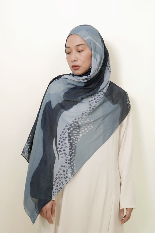 Maruno Sashiko Modal Shawl