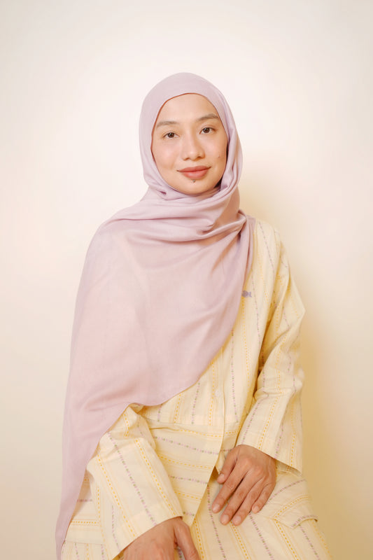 Plain Modal Shawl in Taro