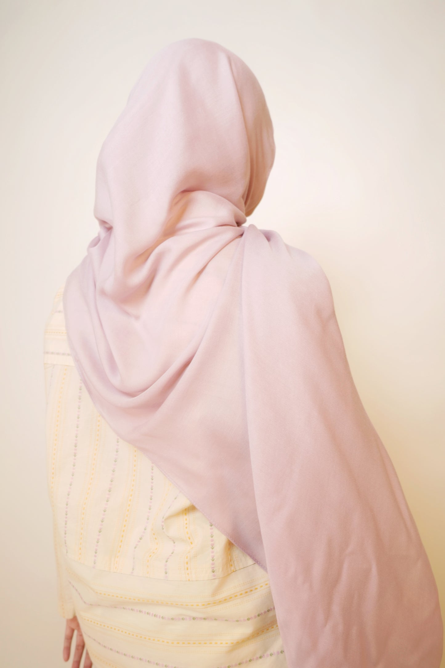 Plain Modal Shawl in Taro