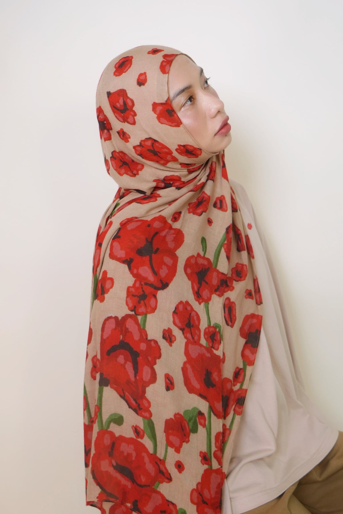 Tsubaki in Ren Modal Shawl