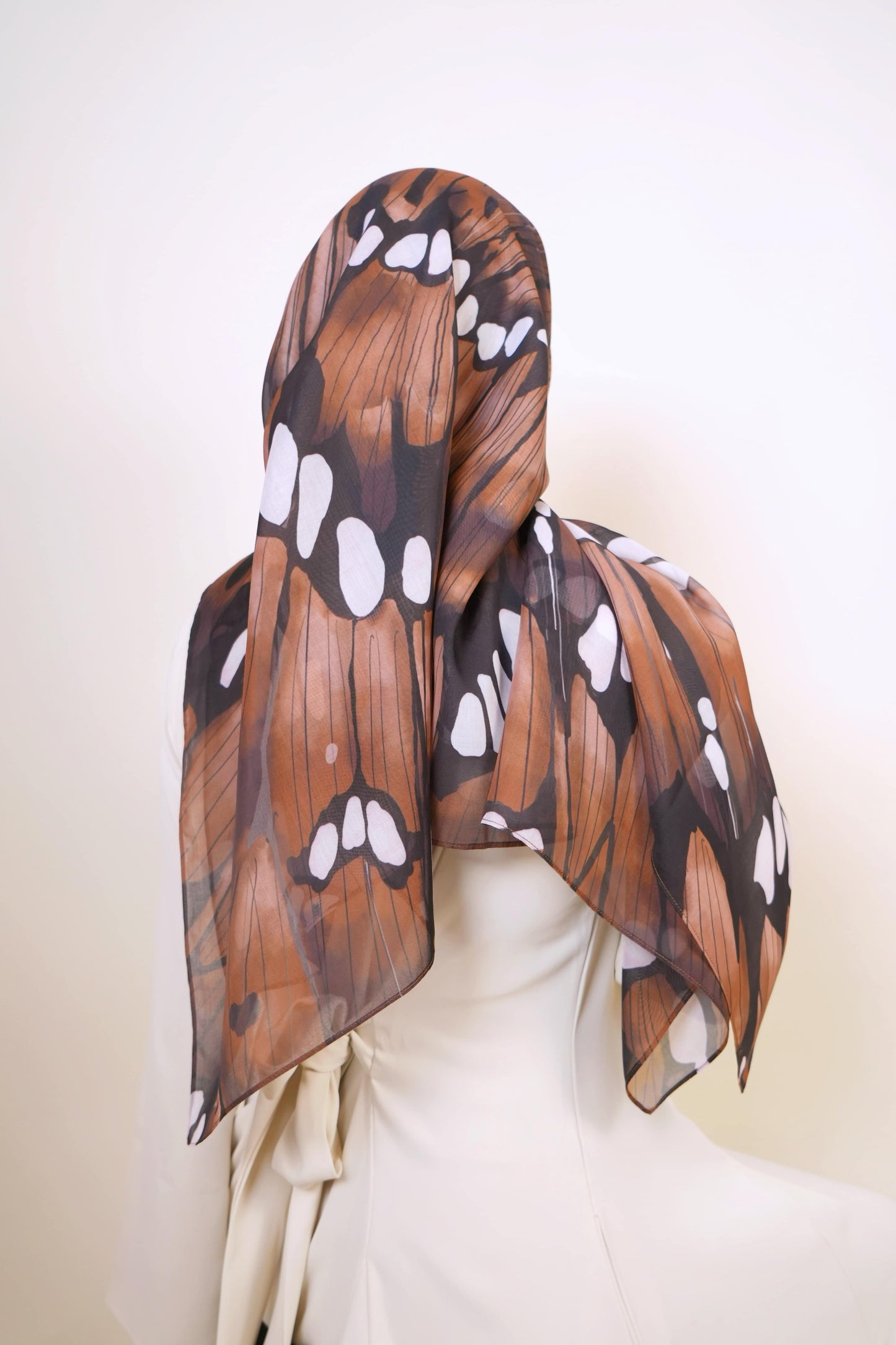 Walnut Yara Square Scarf