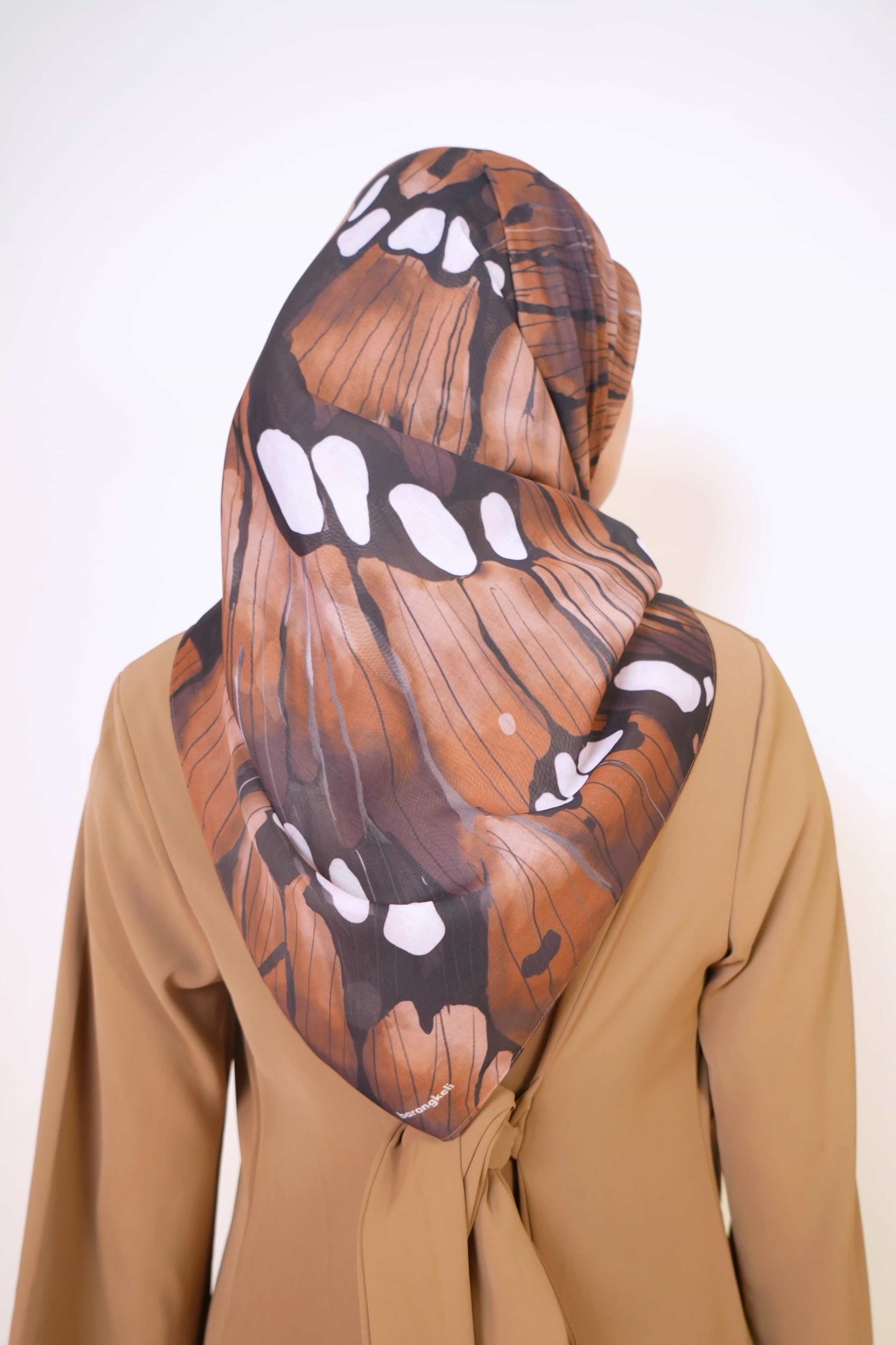 Walnut Yara Square Scarf